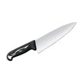 Steel kitchen knive, isolated