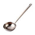 Steel ladle rest on white background Royalty Free Stock Photo