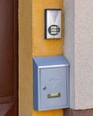 Steel Mailbox Intercom House Royalty Free Stock Photo