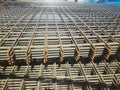 Steel mats for construction site