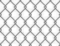 Steel mesh metal fence seamless structure Royalty Free Stock Photo