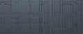 Steel mesh of techno geometric shapes background