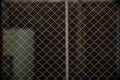 Steel mesh is used as temporary fence to mark boundaries of private property because it is durable and easy install as fence.