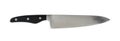 Steel metal kitchen knife isolated