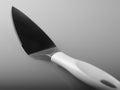 Steel metal kitchen spatula Royalty Free Stock Photo
