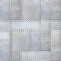 Steel metal plates background with rivets