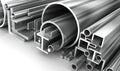 Steel, metal-roll Royalty Free Stock Photo
