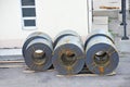 Steel metal-roll Royalty Free Stock Photo