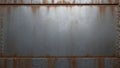 Steel Monolith: Industrial Plate Texture Background. AI generate