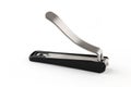 Steel nail clipper isolated