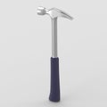 Steel nail hammer with grip Royalty Free Stock Photo