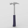 Steel nail hammer with grip Royalty Free Stock Photo