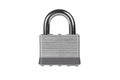 Steel Padlock, Isolated