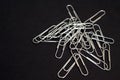 Steel Paperclips Royalty Free Stock Photo