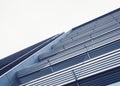 Steel pattern Architecture detail Facade design Modern building Exterior Royalty Free Stock Photo