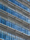 Steel pattern Glass facade Architecture detail Modern Building Royalty Free Stock Photo