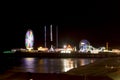 Steel Pier - Atlantic City, New Jersey (night) Royalty Free Stock Photo