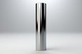 Steel Pillar on white background Royalty Free Stock Photo