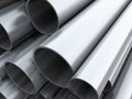 Steel pipes Royalty Free Stock Photo