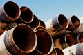 Steel pipes Royalty Free Stock Photo