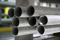 Steel Pipes Royalty Free Stock Photo
