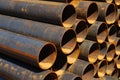 Steel pipes Royalty Free Stock Photo