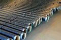 Steel pipes Royalty Free Stock Photo