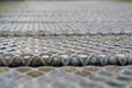 Steel plate slip old metal floor sheet,rusty texture, metallic , industry background, aluminum surfaces , industrial shiny silver Royalty Free Stock Photo