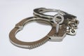 Steel police handcuffs