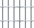 Steel Prison Bars Seamless Pattern Over White