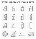 Steel product icon