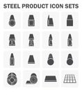 Steel product icon