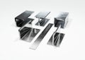 Steel profiles 3d illustration Royalty Free Stock Photo