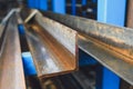 Steel profiles Royalty Free Stock Photo
