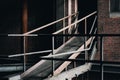 Steel Ramp on Staircase - Hickling Power Station - Corning, New York