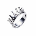 Steel Crown Ring - Elegant Jewelry Inspired By Royalty