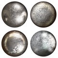 Steel rivet heads Royalty Free Stock Photo