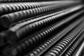 Steel rods or bars Royalty Free Stock Photo