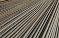 Steel rods used in construction