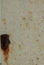 Steel rust and peeling paint. Royalty Free Stock Photo