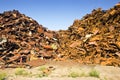 Steel Scrap Heap Royalty Free Stock Photo