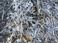 Steel scrap materials recycling. Abstract, background and texture of metal waste Royalty Free Stock Photo
