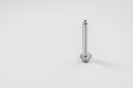 Steel screw on a white background Royalty Free Stock Photo