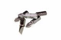 Steel screwdriver tips Royalty Free Stock Photo