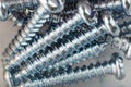 Steel self-tapping screws used for construction and installation