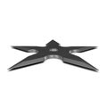 Steel Shuriken on white. 3D illustration Royalty Free Stock Photo