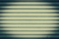 Steel sliding doors , Metal sheet slide door texture Royalty Free Stock Photo