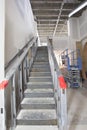 Steel Staircase Construction in Commercial Space