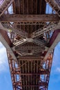 Below the Hell Gate Bridge in Astoria Queens New York