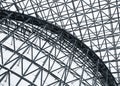 Steel Structure Roof pattern Architecture details Modern building Royalty Free Stock Photo